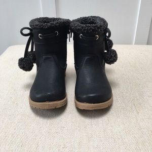 Toddler girl black boots